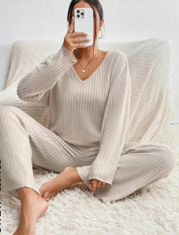 Comfy pakken Nude kleur